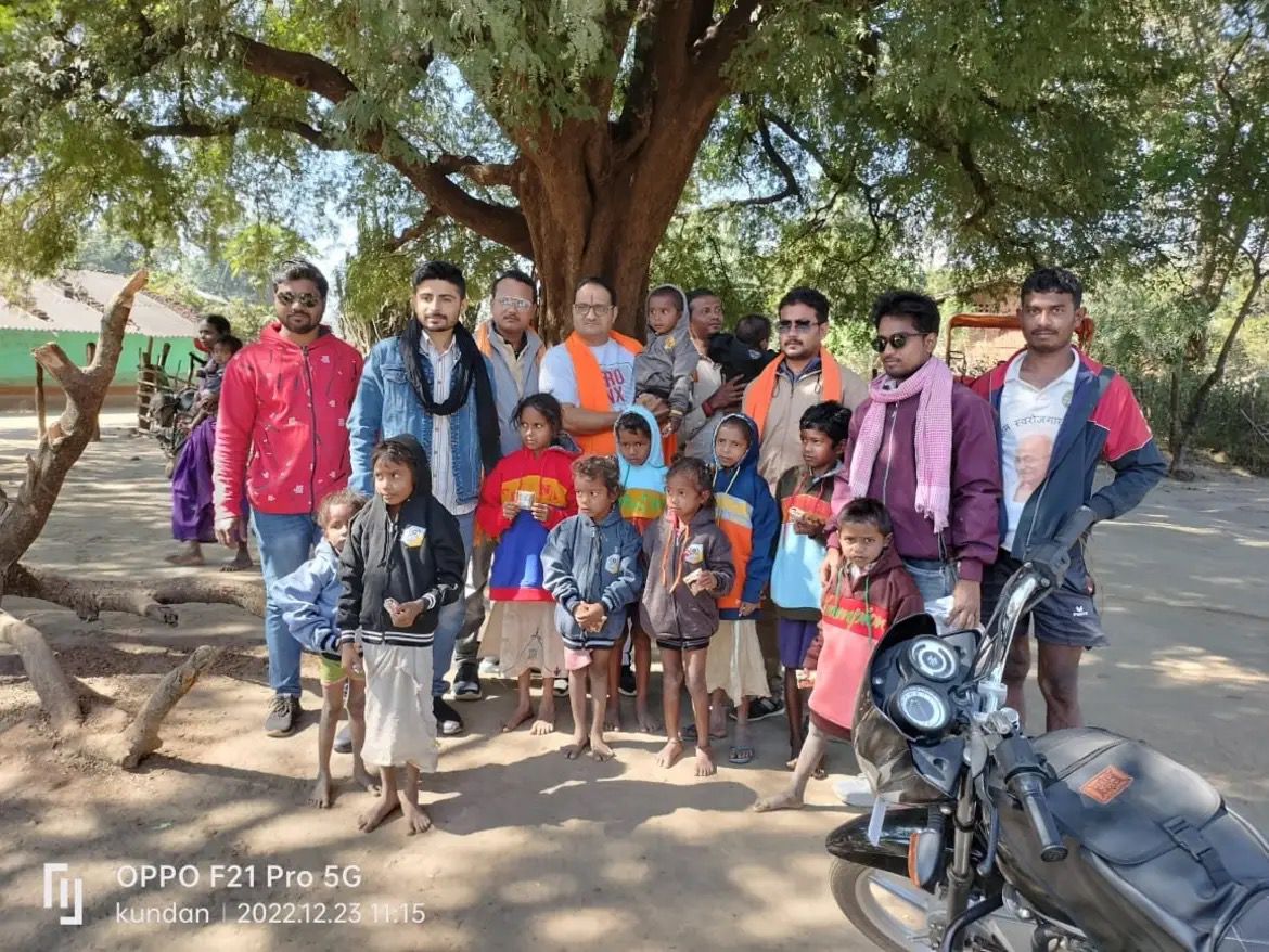 Health camp for children in rural area